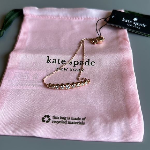 NWT Kate Spade slider bracelet rose gold - Picture 2 of 3